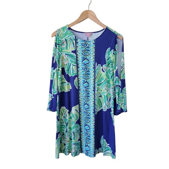 Lilly Pulitzer Latitude Adjustment Ophelia Swing Split Sleeve Mini Dress XS - Picture 9 of 11